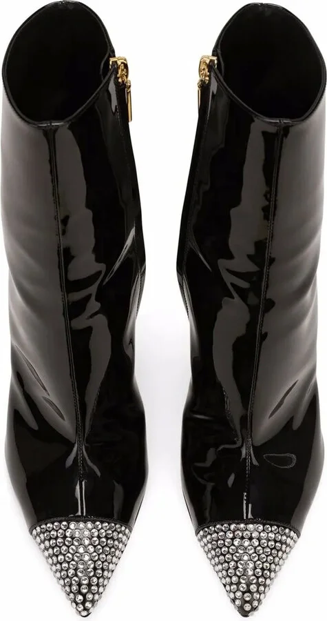 Crystal-Embellished Ankle Boots - Image 4