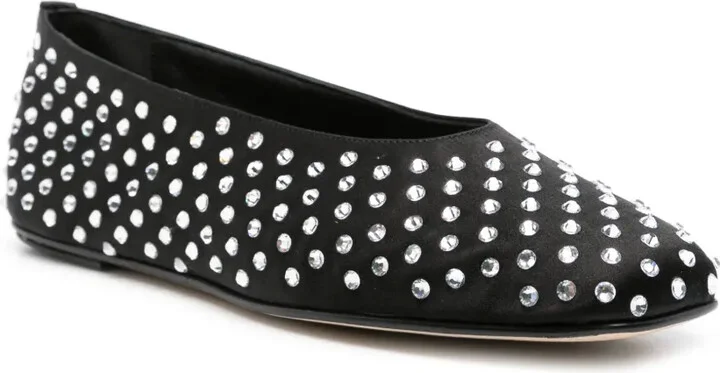 crystal-embellished ballerina Shoes - Image 2