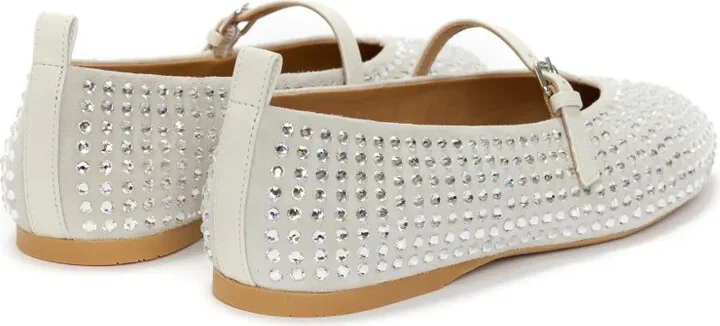 Crystal-Embellished Ballerina Shoes - Image 3