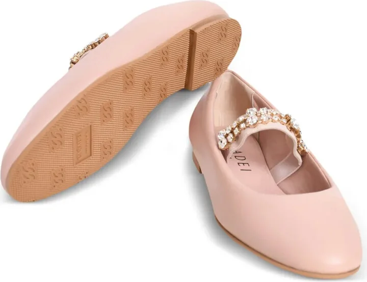 Crystal-Embellished Ballerina Shoes - Image 5