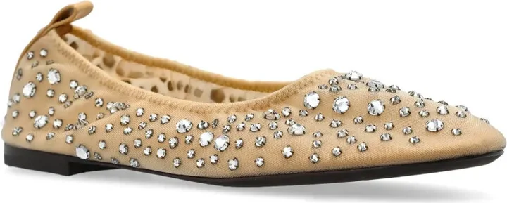 Crystal Embellished Ballerina Shoes - Image 4