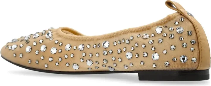 Crystal Embellished Ballerina Shoes - Image 5