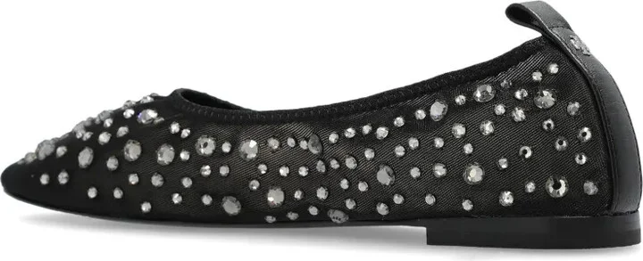Crystal Embellished Ballerina Shoes - Image 5
