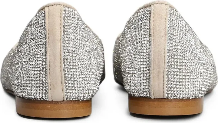 Crystal-Embellished Ballerina Shoes - Image 3