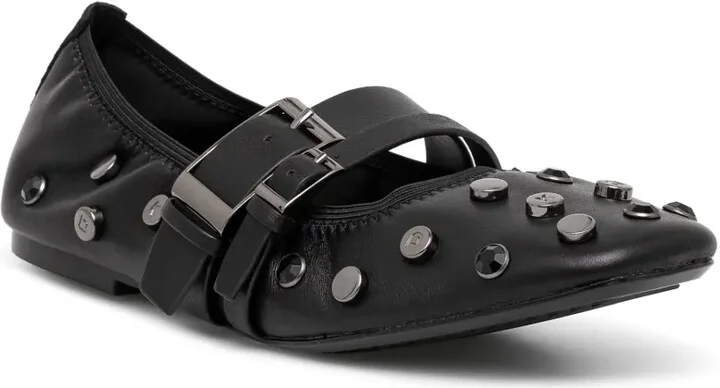 Crystal-Embellished Ballerina Shoes - Image 2