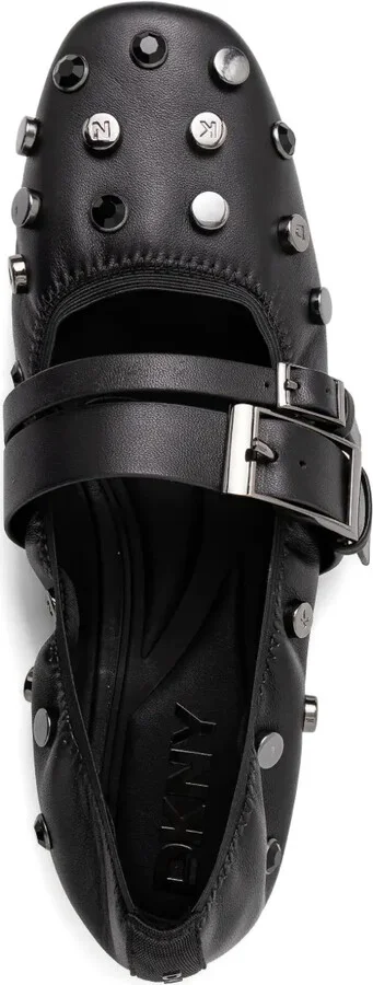 Crystal-Embellished Ballerina Shoes - Image 5