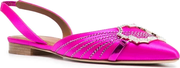 Crystal-Embellished Ballerina Shoes - Image 2