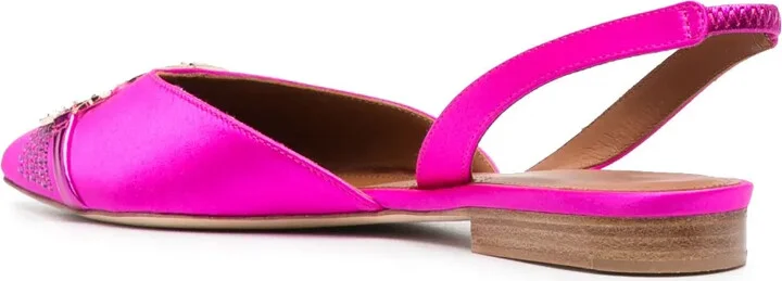 Crystal-Embellished Ballerina Shoes - Image 3