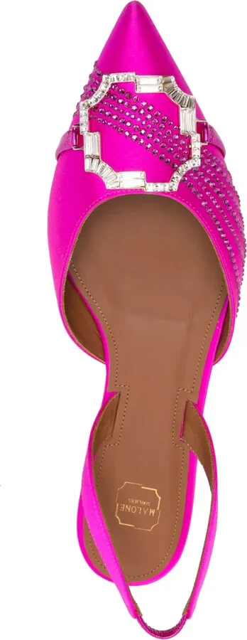 Crystal-Embellished Ballerina Shoes - Image 4