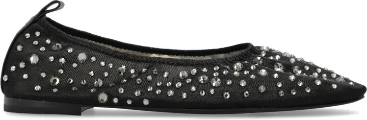 Crystal Embellished Ballerina Shoes