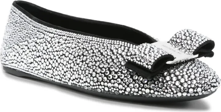 Crystal-Embellished Ballet Flat - Image 2