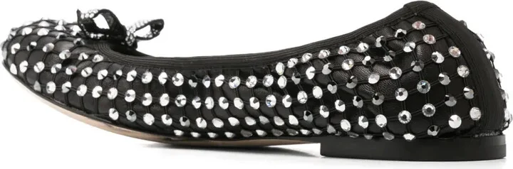 Crystal-Embellished Ballet Flats - Image 3