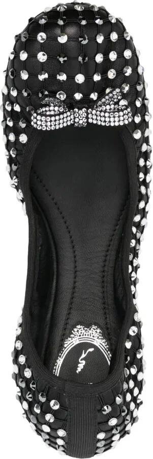 Crystal-Embellished Ballet Flats - Image 4