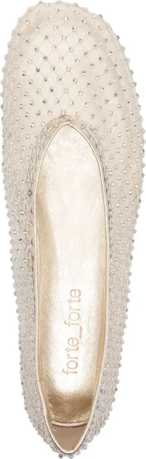 Crystal-Embellished Ballet Flats - Image 4