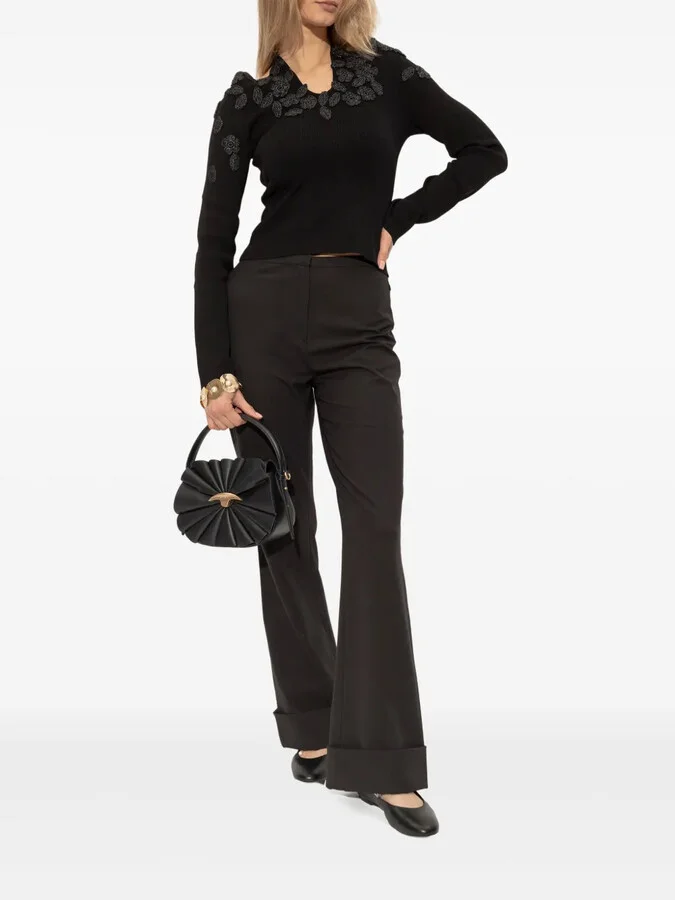 Crystal-Embellished Ballet Flats - Image 5