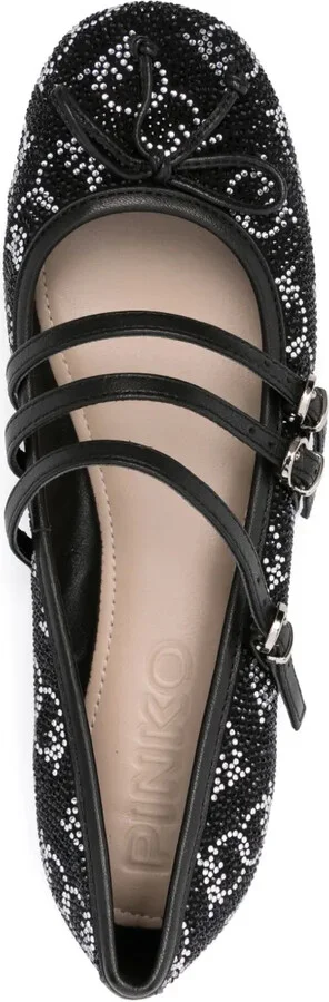 Crystal-Embellished Ballet Flats - Image 4