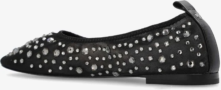 Crystal Embellished Ballet Flats - Image 2