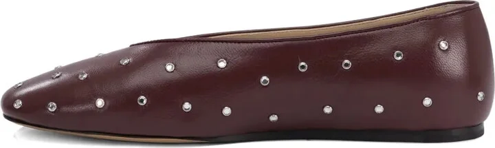 Crystal-Embellished Ballet Flats - Image 2