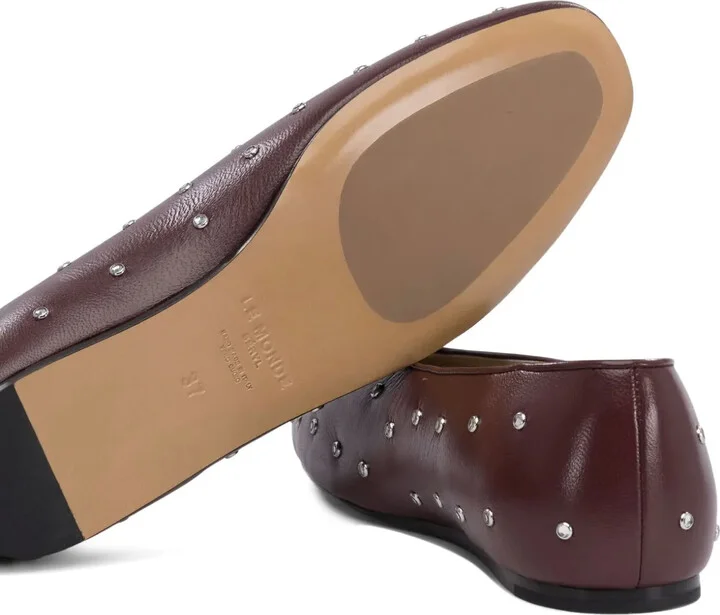 Crystal-Embellished Ballet Flats - Image 4