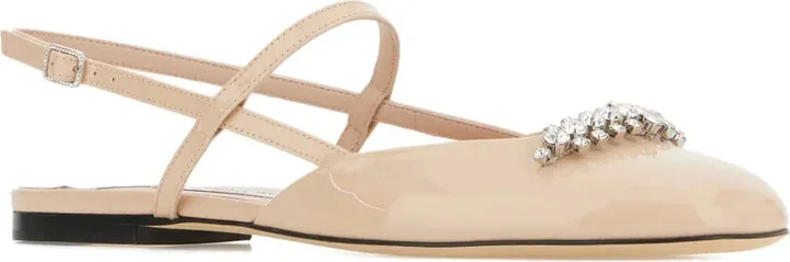 Crystal-Embellished Ballet Flats - Image 2
