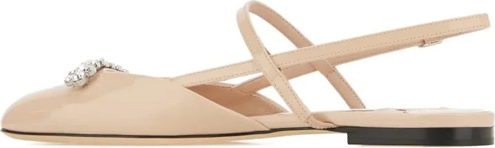 Crystal-Embellished Ballet Flats - Image 3