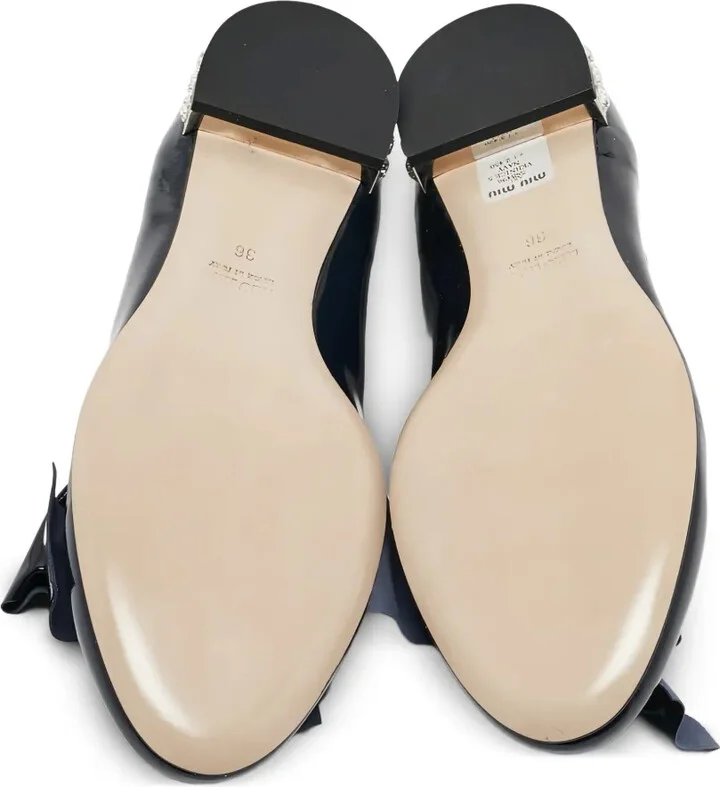 Crystal-Embellished Ballet Flats - Image 3