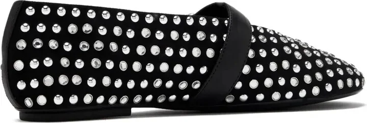 Crystal-Embellished Ballet Flats - Image 3