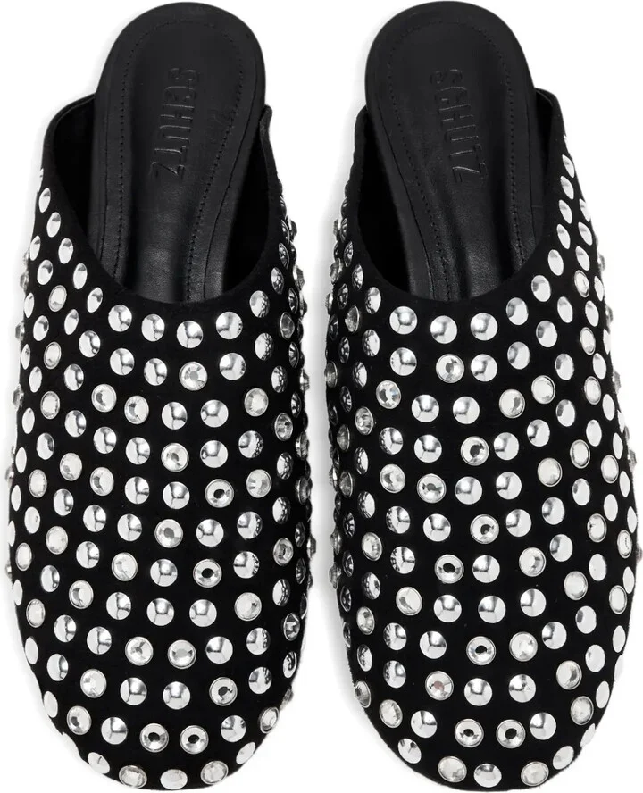 Crystal-Embellished Ballet Flats - Image 2