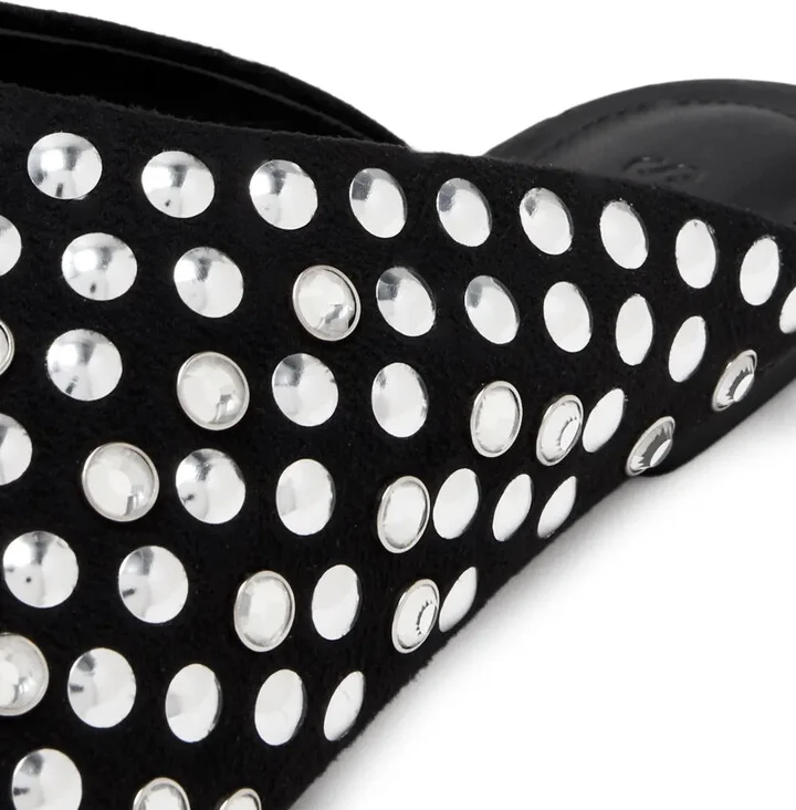 Crystal-Embellished Ballet Flats - Image 4