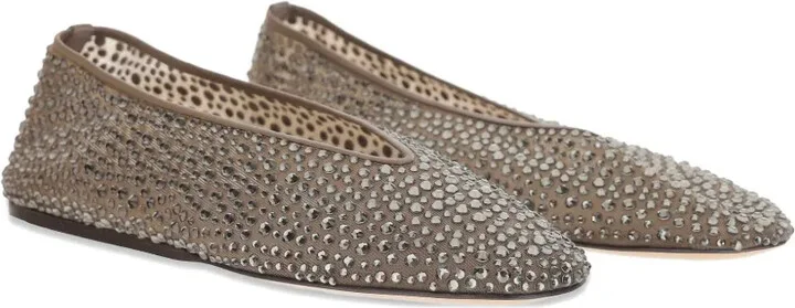 Crystal-Embellished Ballet Flats - Image 2