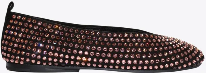 Crystal Embellished Ballet Flats