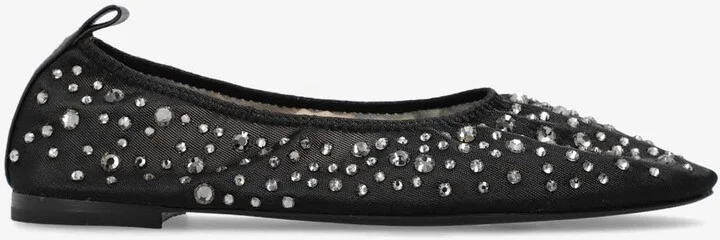 Crystal Embellished Ballet Flats