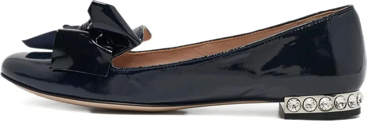 Crystal-Embellished Ballet Flats