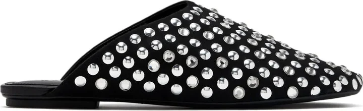 Crystal-Embellished Ballet Flats