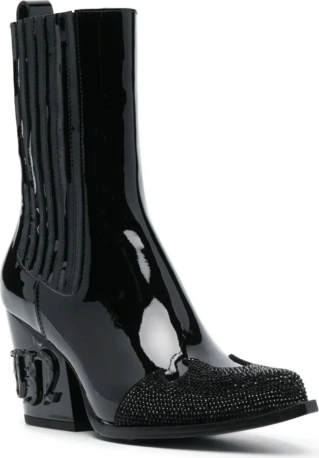 Crystal-Embellished Boots - Image 2