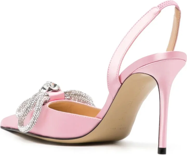 Crystal-Embellished Bow-Detail Pumps - Image 3