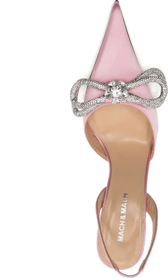 Crystal-Embellished Bow-Detail Pumps - Image 4