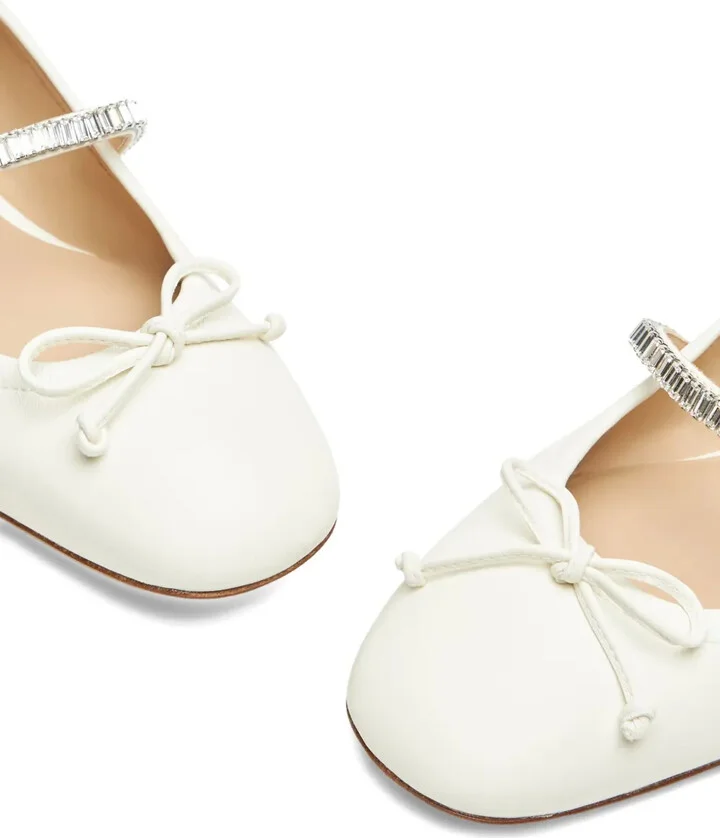 Crystal-Embellished Bow Flats - Image 4