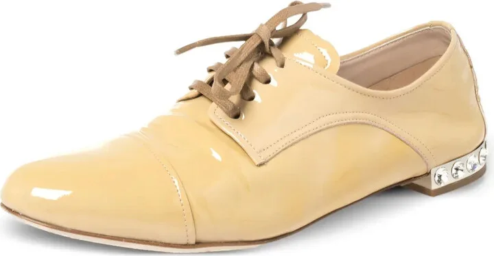 Crystal-Embellished Derby Shoes - Image 2