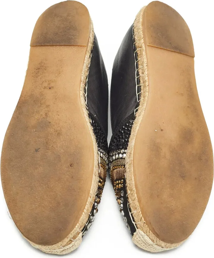 Crystal-Embellished Espadrilles - Image 4