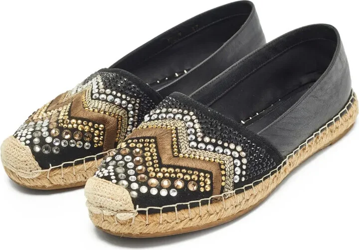 Crystal-Embellished Espadrilles - Image 5