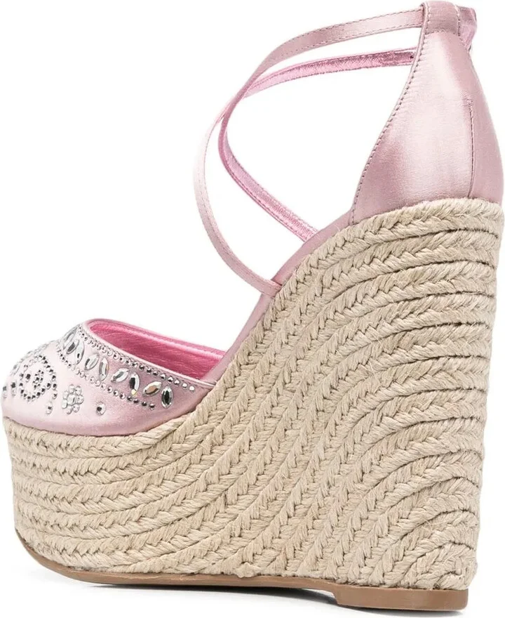 Crystal-Embellished Espadrilles - Image 3