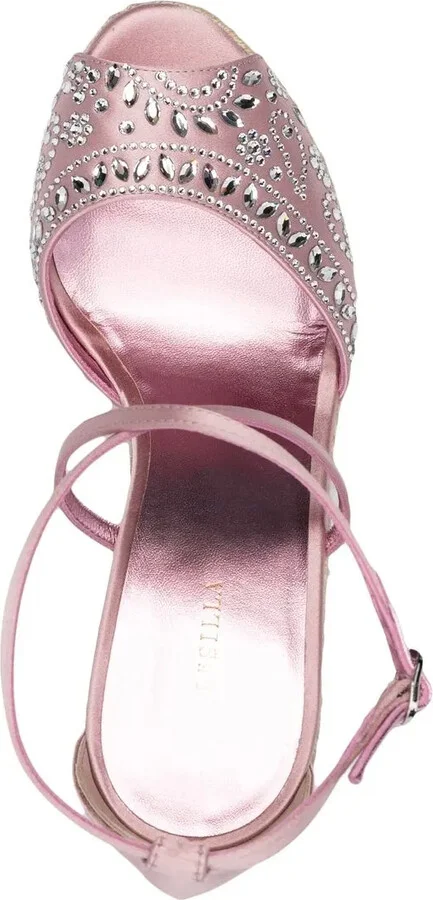 Crystal-Embellished Espadrilles - Image 4