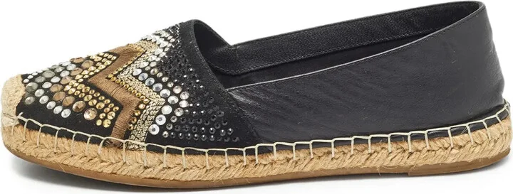 Crystal-Embellished Espadrilles