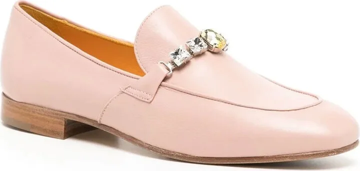 Crystal-Embellished Flat Loafers - Image 2