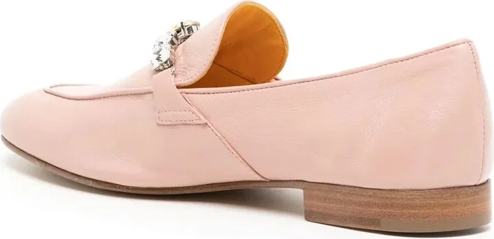 Crystal-Embellished Flat Loafers - Image 3