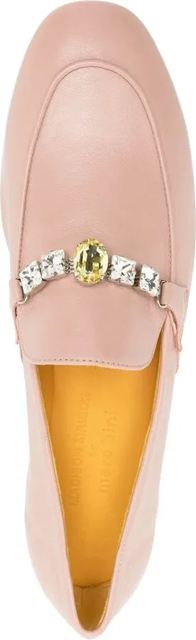 Crystal-Embellished Flat Loafers - Image 4