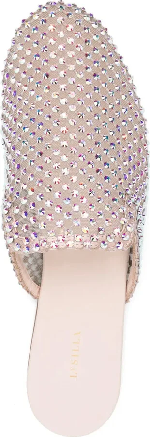 Crystal-Embellished Flat Mules - Image 4
