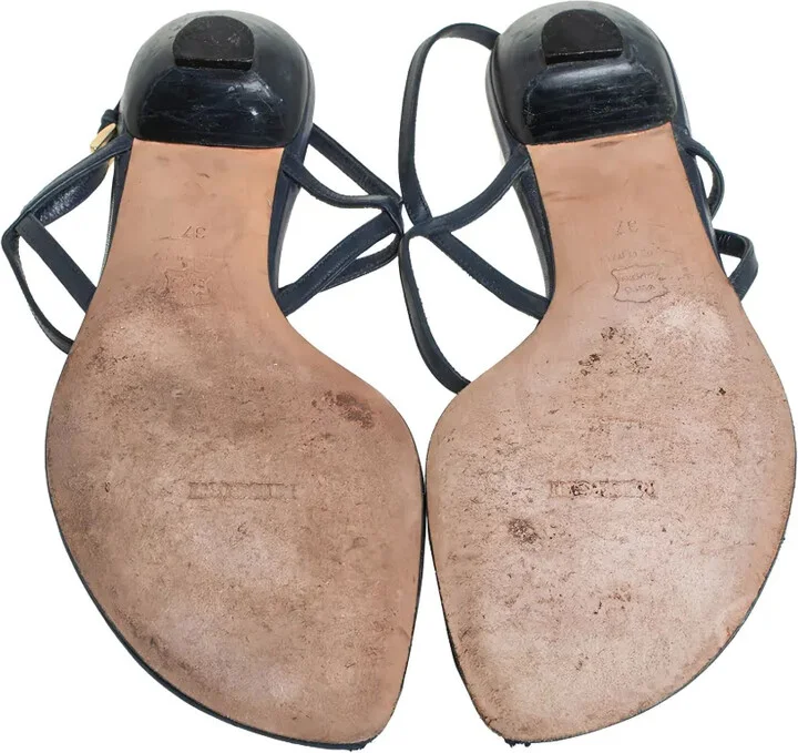 Crystal-Embellished Flat Sandals - Image 4
