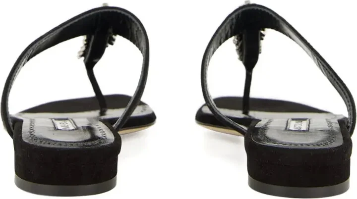 Crystal-Embellished Flat Sandals - Image 3
